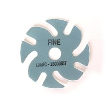 JoolTool 3M Blue Abrasive Disc, Trizact, 3" Diameter, 10 Micron/Grit 1500 (Pack of 6)