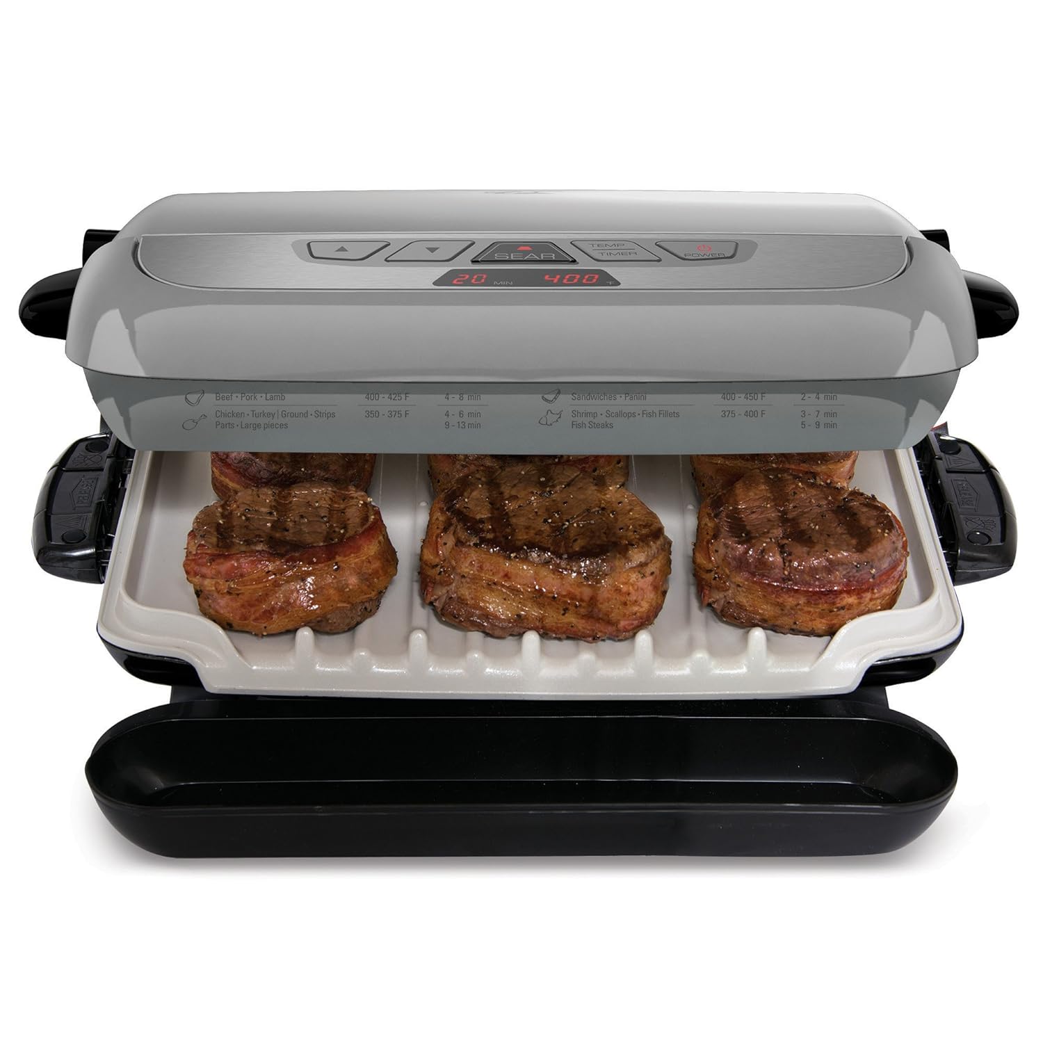 Foreman GRP4842P 2in1 Evolve Grill, Platinum , New, Free