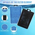 BOXOB 6pcs Rite-Size E Filter Cartridges