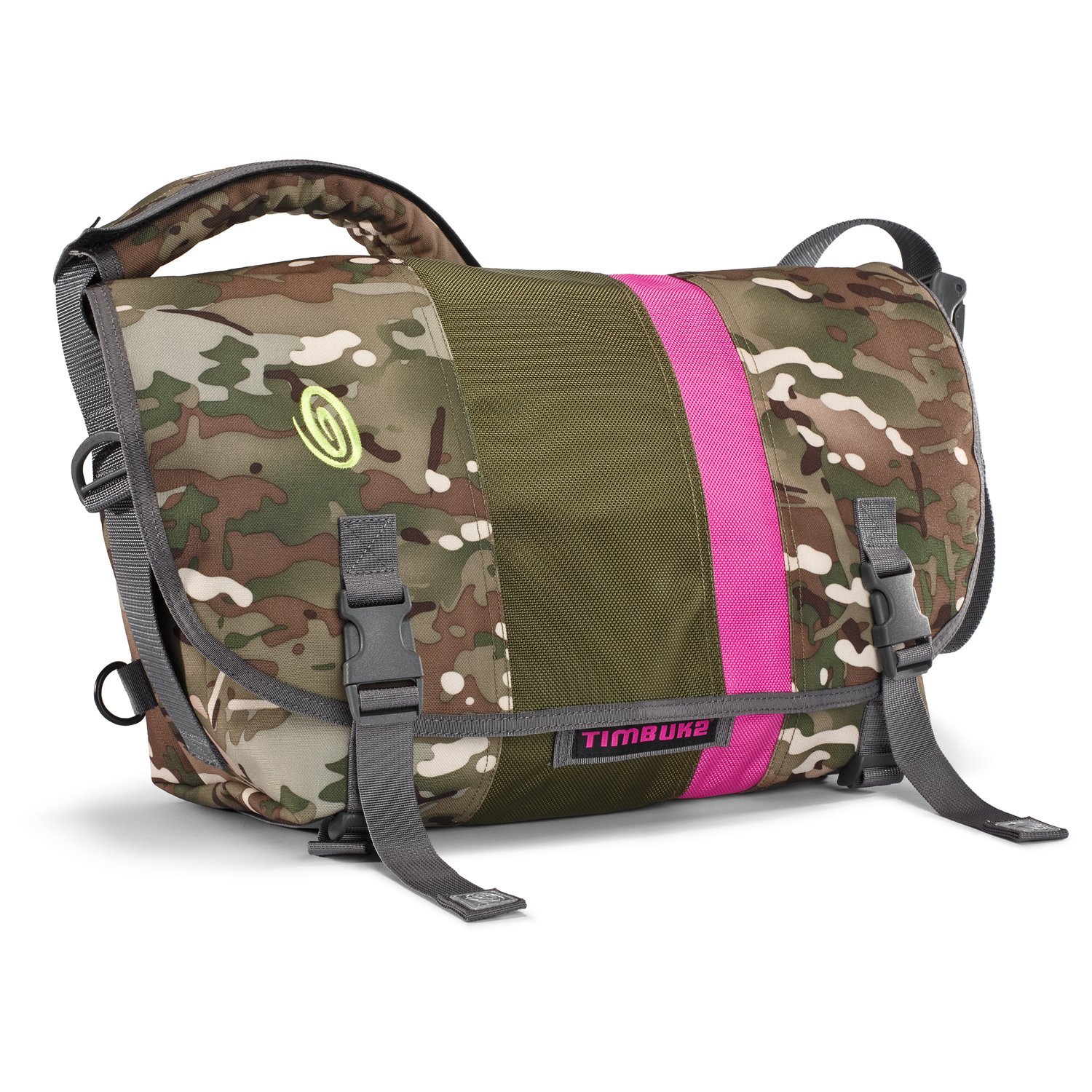 Timbuk2 D-Lux Messenger Race Stripe Bag, Multi Camo Army Heartbreake Timbuk2 D-Lux Messenger Race Stripe Bag, Multi Camo Army Heartbreake