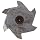 Alvord Polk 827-0 Solid Carbide Reamer, CHC (Short) Length, Straight Flute, Round Shank, Uncoated (Bright)