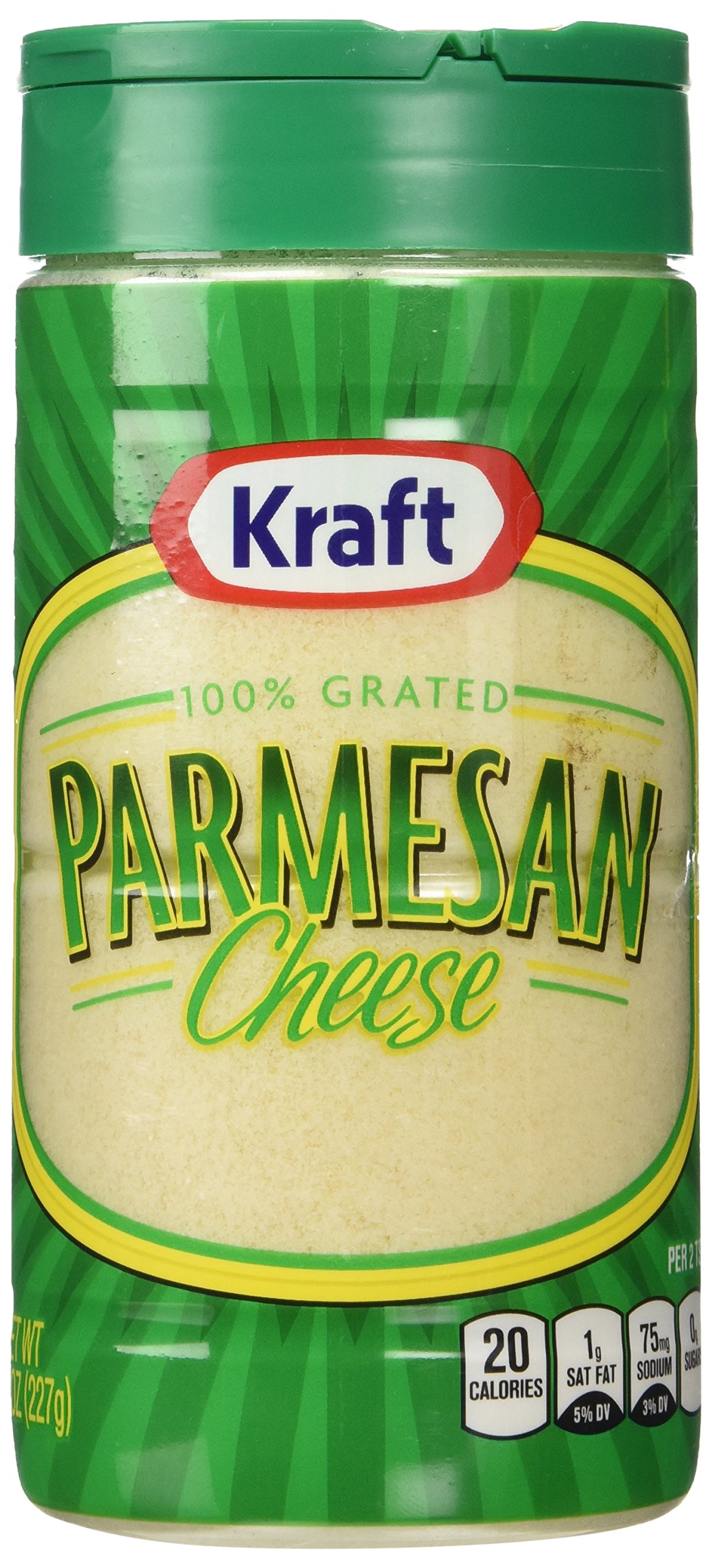 Galleon Kraft 100 Grated Parmesan Cheese, 8 Oz