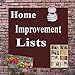 Home Improvement Lists