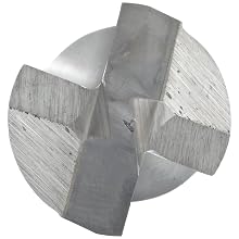 Precision Twist D000 Carbide-Tipped Die Drill Bit, Uncoated (Bright) Finish, Round Shank, Straight Flute, 118 Degree Point Angle