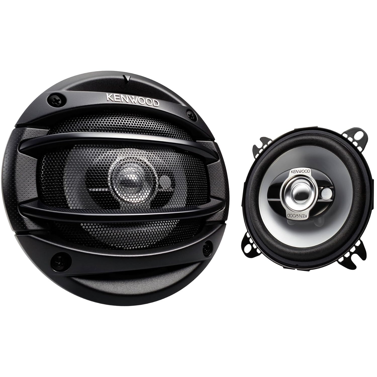 Kenwood KFC1064S 4 Inch 3 Way Car Speakers (Set of 2) Car Electronics