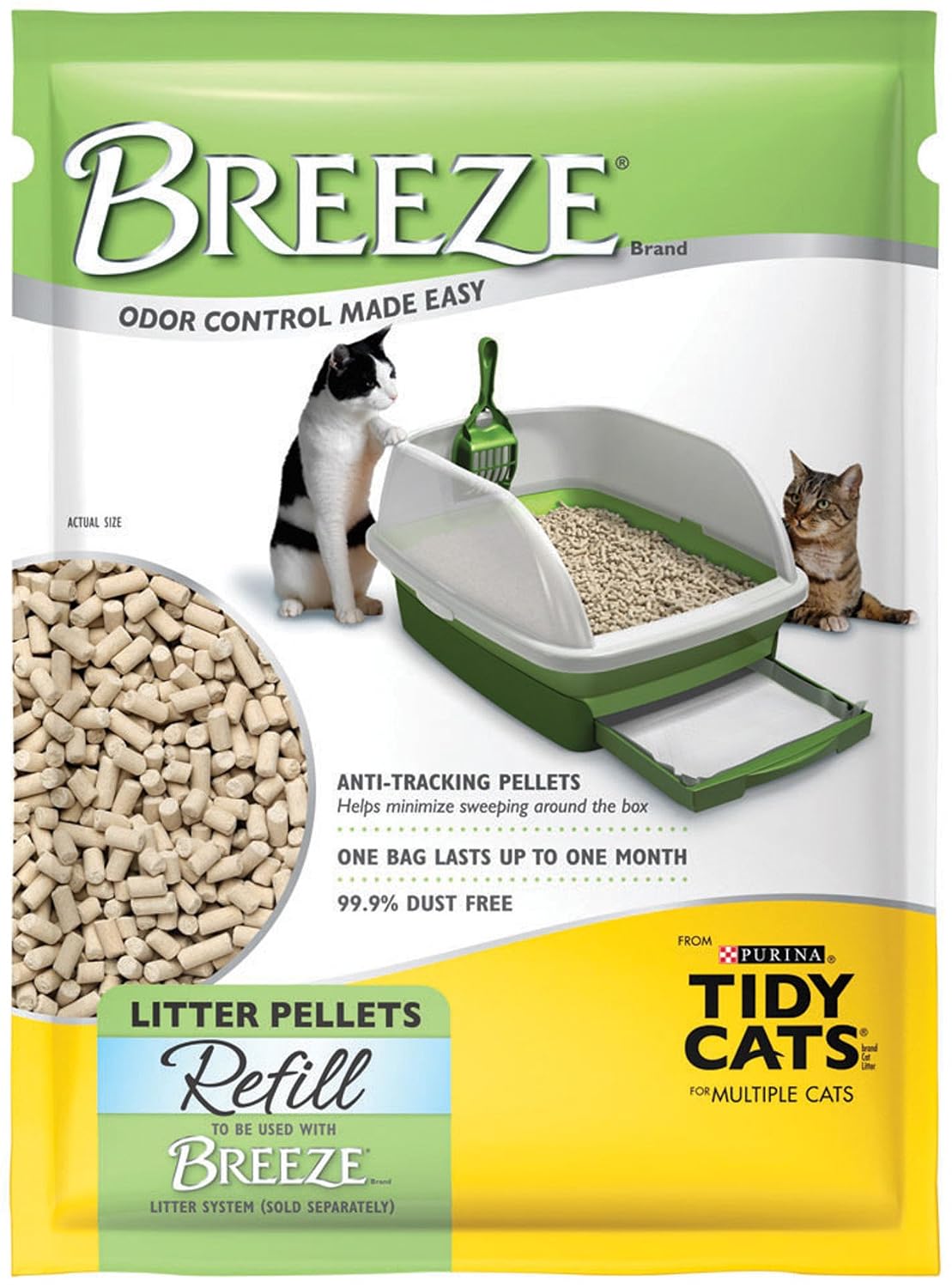 Dust-free Cat Litter Tidy Cats Breeze Cat Litter Pellets [3.5 LB