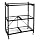 Origami R5-01W General Purpose 4-Shelf Steel Collapsable Storage Rack with Wheels, Large