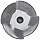 Cleveland 2470 High Speed Steel Taper Shank Core Drill Bit, 4 Flute, Black Oxide, Morse Taper Shank, 118 Degree Conventional Point