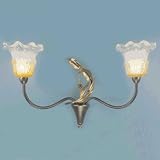 Click for more about Sophia Bronze/Patina 2 Lamp Wall Light - Ace Lamps.