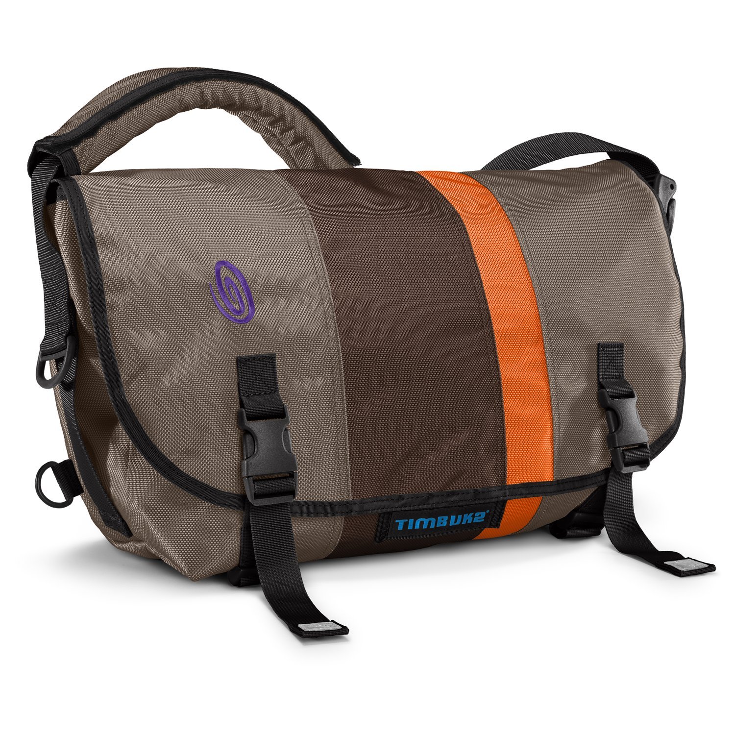 Timbuk2 D-Lux Messenger Race Stripe Bag, Potrero Dk. Brown Safety Cone Timbuk2 D-Lux Messenger Race Stripe Bag, Potrero Dk. Brown Safety Cone