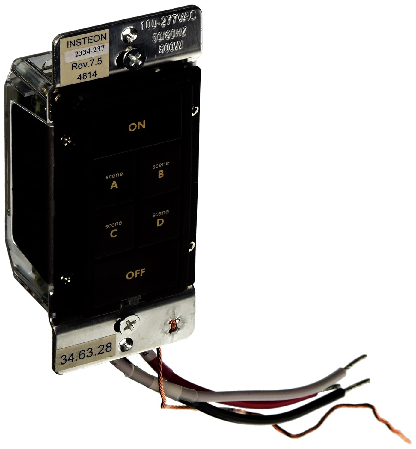 INSTEON 2334-237 6 Button Dimmer Keypad, Brown
INSTEON 2334-237 6 Button Dimmer Keypad, Brown