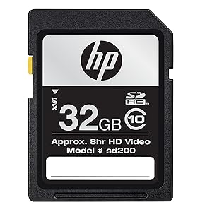 HP 32 GB SDHC Flash Memory Card CG790A-EF