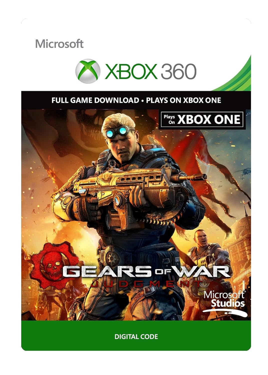 Gears Of War Judgment Xbox 360/xbox One Codigo 25 Digitos R 96,99