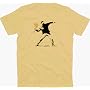Streetart Blumenstrau� Flower throwing T-Shirt S-XXL