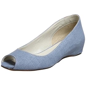 Cri de Coeur Women's Chloe Peep Toe Flat