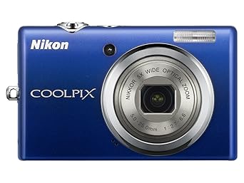 Nikon Coolpix S570 12MP Digital Camera with 5x Wide Angle Electronic Vibration Reduction (VR) Zoom and 2.7-Inch LCD (Blue)