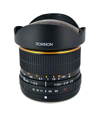 Rokinon 8 mm f/3.5 Lens for Olympus Cameras