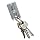 Swiss+Tech ST50022 Micro-Tech 6-in-1 Key Ring Multi-Function Tool