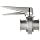 Dixon B5101S200CC-C Stainless Steel 316L Butterfly Valve with Trigger Handle and Silicone Seal, 2" Tube OD