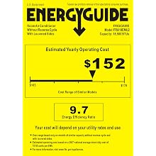 Frigidaire FRA18EMU2 18,500 BTU Window-Mounted Median Air Conditioner with 16,000 BTU Supplemental Heat (230 volts)