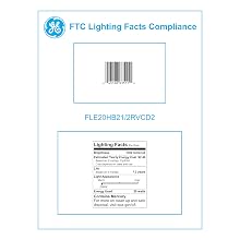 GE Lighting 63511 20-Watt 1050-Lumen Bright from the Start CFL Light Bulb, Reveal, 2-Pack