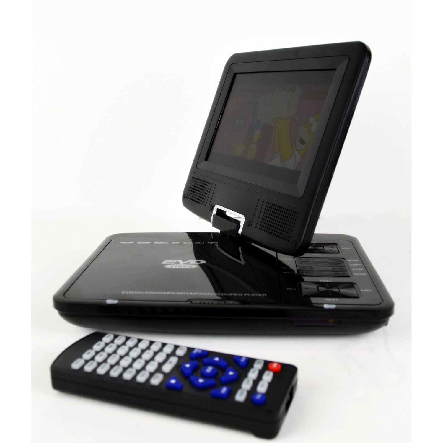 7.5 inch Portable DVD Player Colour TFT LCD TV / DVD With 270 degree