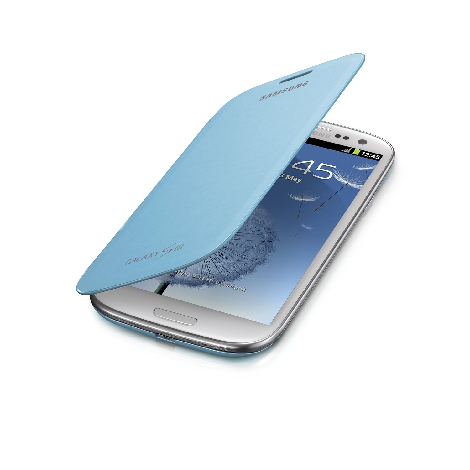 Samsung Flip Cover Case for Samsung Galaxy S3 (Light Blue) $17.09