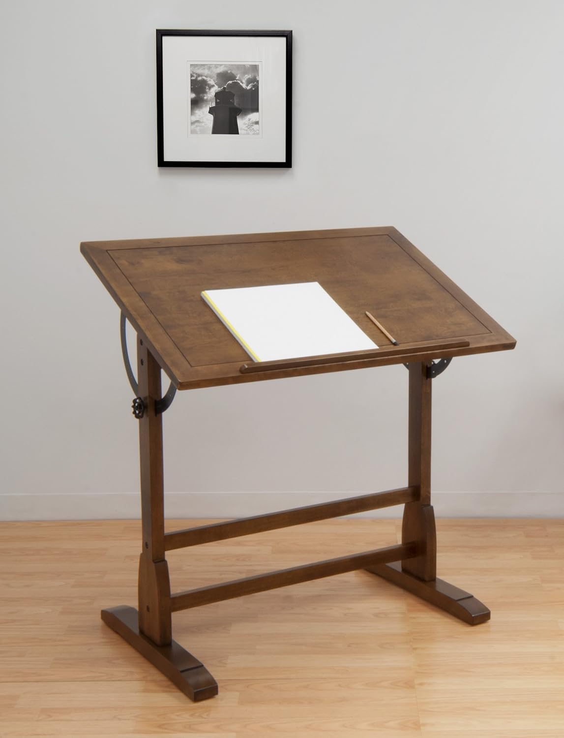 NEW Vintage Drafting Table, Oak Wood Art Crafts Architects Design Drawing Studio eBay
