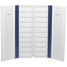 Biologix Research 41-4020 Cardboard Microscope Slide Holder/Mailer with Index and Microscope Slide Storage Box for 3" x 1" Slides, 20 Place (Pack of 10)