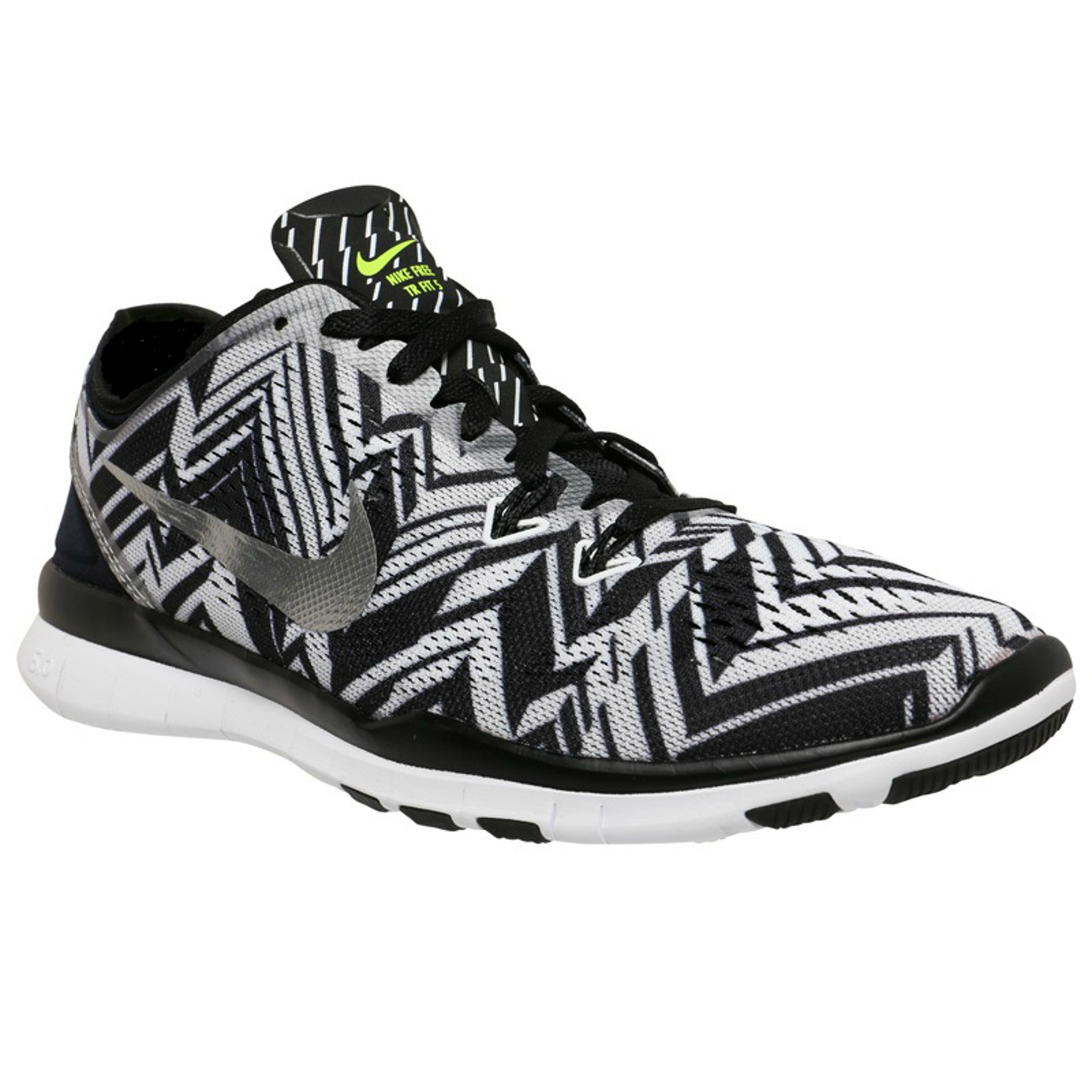 nike free 5.0 black silver