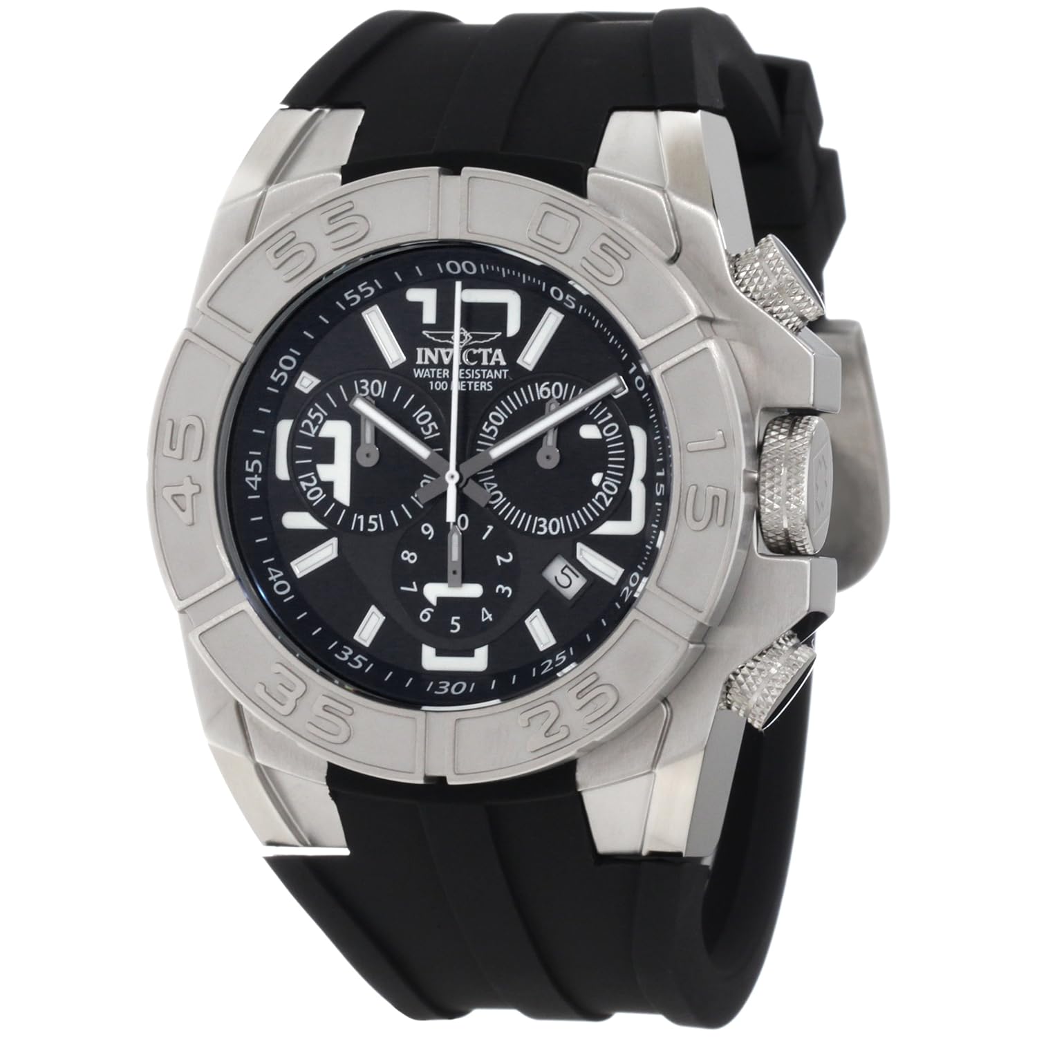 Mens Invicta 1608 Pro Diver Swiss Chronograph With Interchangeable