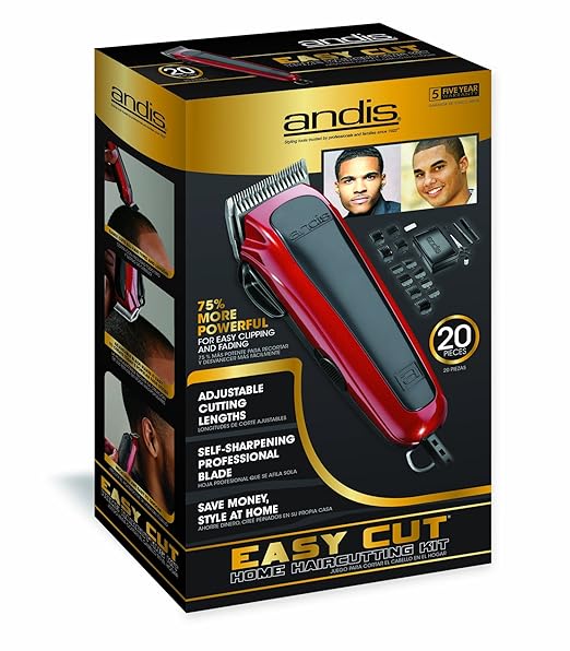 Andis Professional Barber Combo Clipper & Trimmer Shaver Haircutting Kit 20Pcs eBay