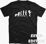 SILVER EDITION SOLDAT EVOLUTION soeldner army armee T-Shirt Schwarz L