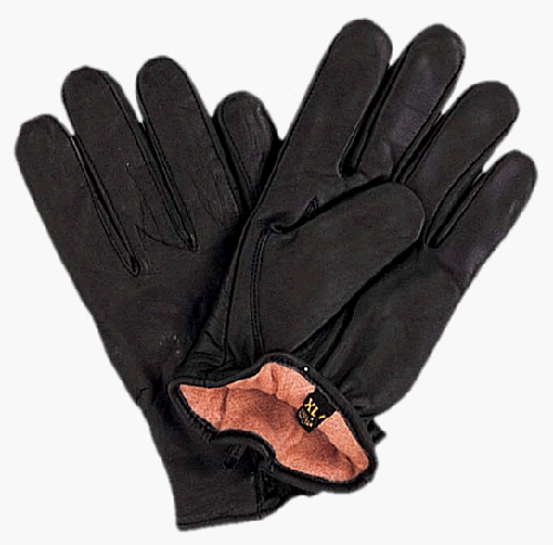 Cowhide Black Dress Gloves with Thermal Lined SMLX XX-Large