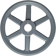 TB Woods BK115 FHP QT Bushed, 11.25" Outside Body Diameter V-Belt Sheave