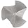 Magafor 434 Series Cobalt Steel Single-End Countersink, Uncoated (Bright) Finish, 3 Flutes, 82 Degrees, Round Shank
