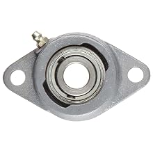 Boston Gear ST5/8 Mounted Bearing, Flange, Standard Duty, 2 Bolts, 0.625 Bore
