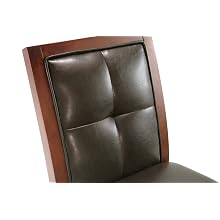 Armen Living 3129 Verona 30-Inch Vinyl/ Wood Stationary Barstool
