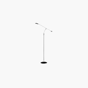 Adesso 3627-01 Trapeze Balance Arm Floor Lamp, Black Chrome by 