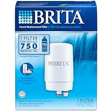 Brita On Tap Faucet Water Filter System Replacement Filters, White, 1 Count