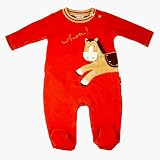 Le Top footed coverall w/horse