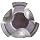 Dormer T100/T110 Solid Carbide Straight Flute Tap, TiAlN Coated, Round Shank With Square End, Modified Bottoming Chamfer