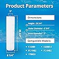 DPM Quad DE Cartridge Set Replacement for Pentair Quad DE 80 Pool Filter 