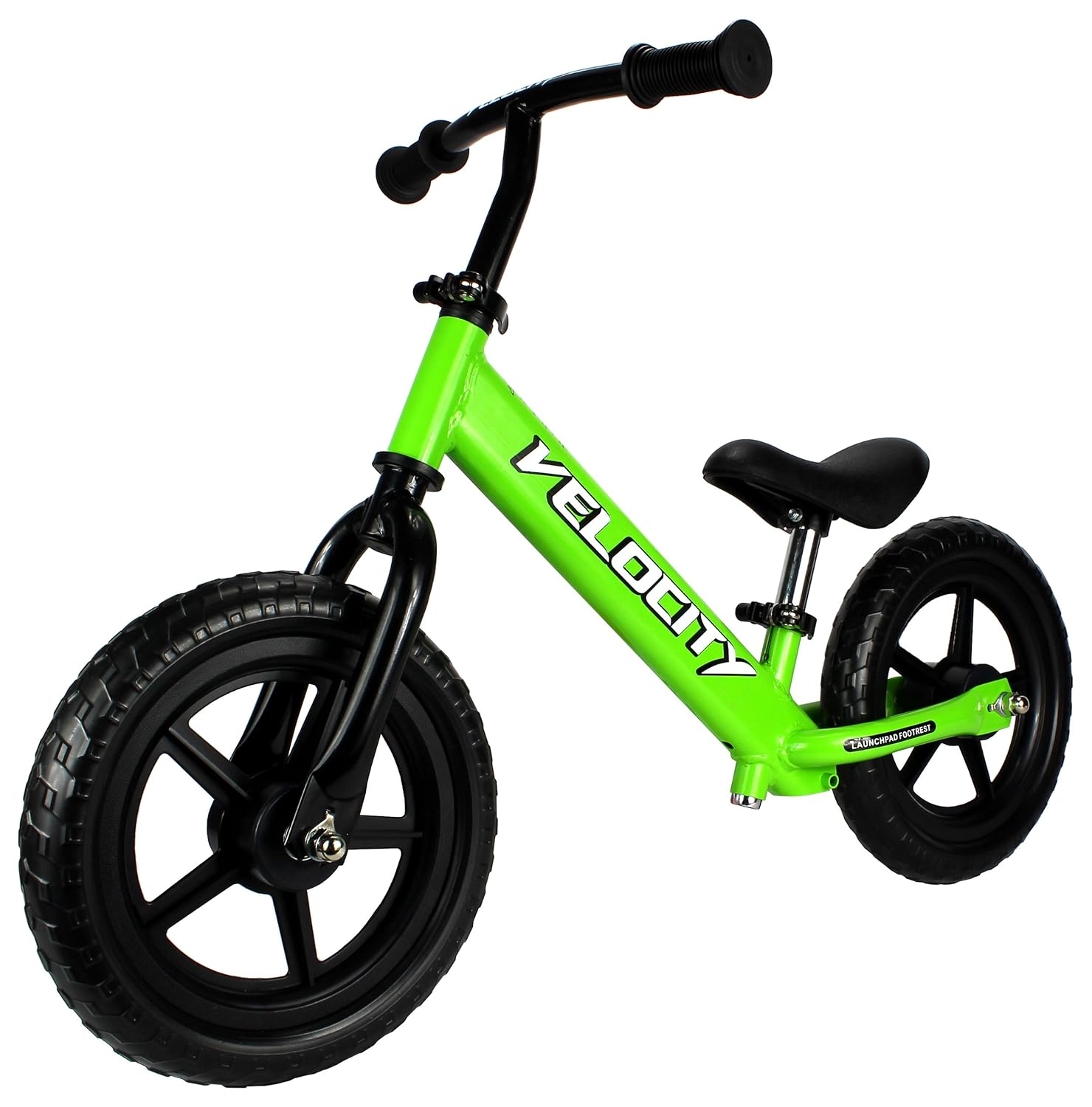 Velocity Bikes No Pedal Children's Kid's Toy Balance Bike (Green
