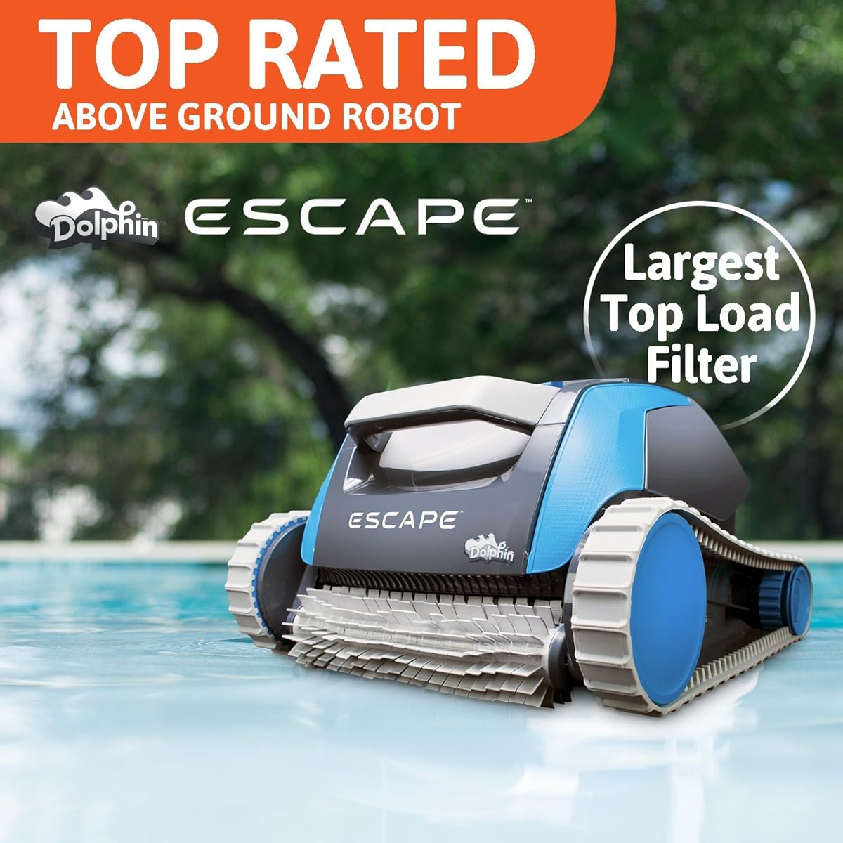 Dolphin Escape Robotic Above Ground Pool Cleaner