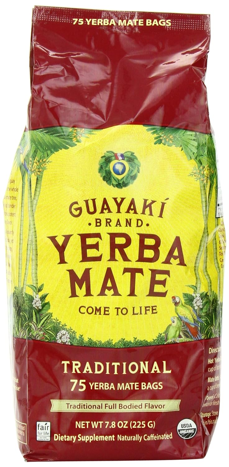 Guayaki Traditional Mate Tea 75 Bags , New, Free Shipping eBay