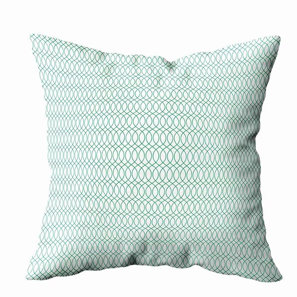 Musesh Home Pillow Cases Cross Pattern In Green Color Money