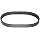 Goodyear Engineered Products HY-T Wedge Torque Team V-Belt, 3VX Profile, Banded & Cogged, 4 Rib, 1.5" Width
