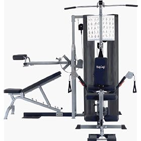 BodyCraft K2 2 Stack Gym with Functional Arms - Color: Platinum Gray