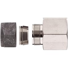 Parker CPI 12-12 GBZ-SS 316 Stainless Steel Compression Tube Fitting, Adapter, Tube OD x NPT Female